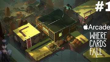 WHERE CARDS FALL : By The Band Games | iOS Gameplay Walkthrough Part 1 (Apple Arcade)