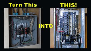 ⚡ How to Upgrade your Main Breaker Panel.  Step by Step Guide