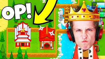 Creating an INSANE Ninja! (This Strat in Bloons Monkey City Is Overpowered!)