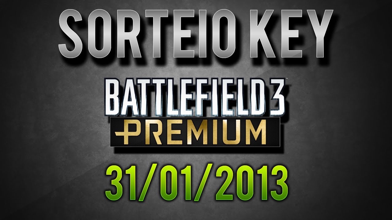 Sorteio KEY Battlefield 3 Premium Edition