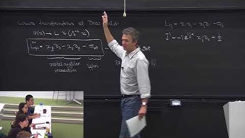 Lecture 5   Part 2   Spinors and Spin, Dirac Conjugation