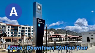 Los Angeles Metro Azusa Downtown Station Walkthrough