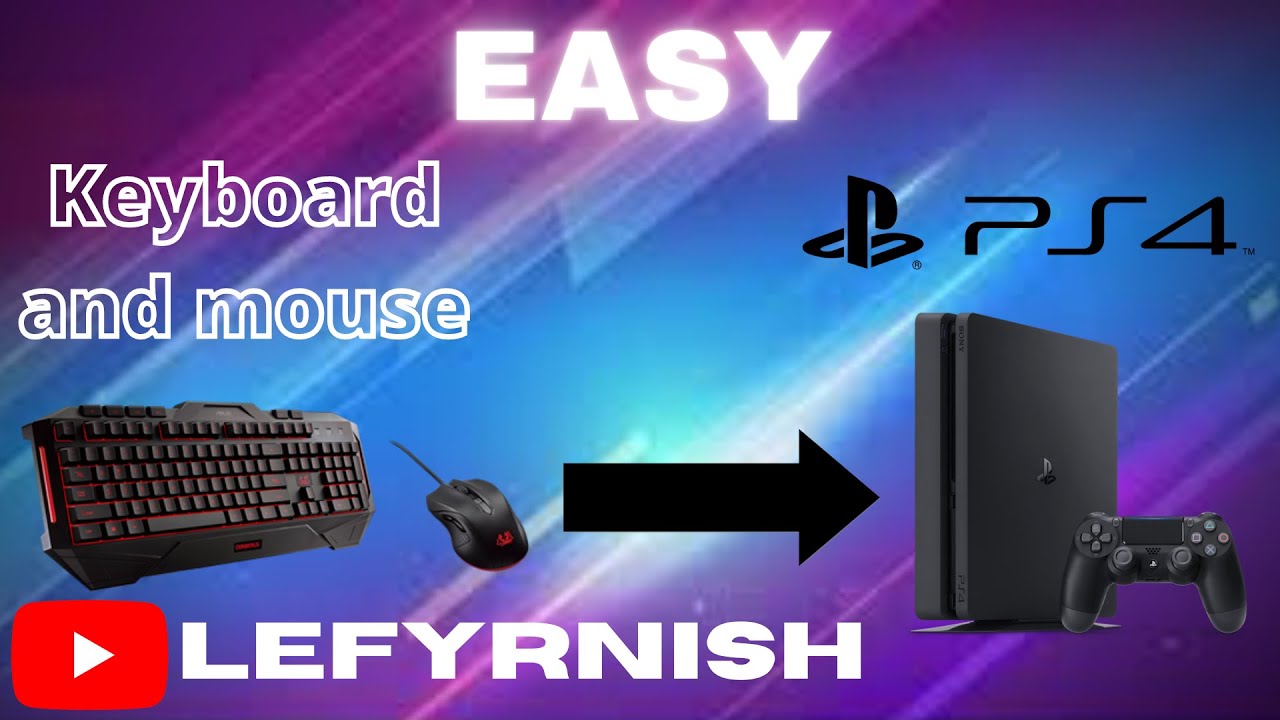 Hur man använder Tangentbord och Mus till PS4 LÄTT! - YouTube