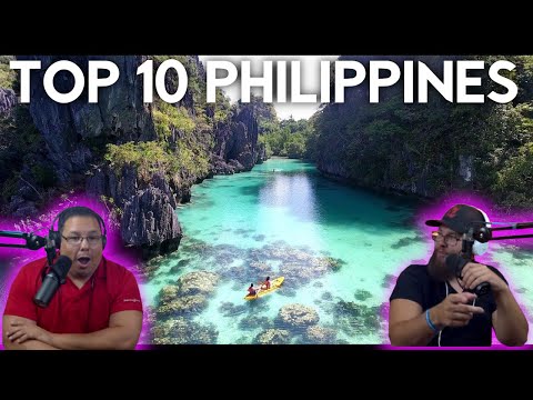 Americans React to TOP 10 PHILIPPINES (Your DREAM Destination)