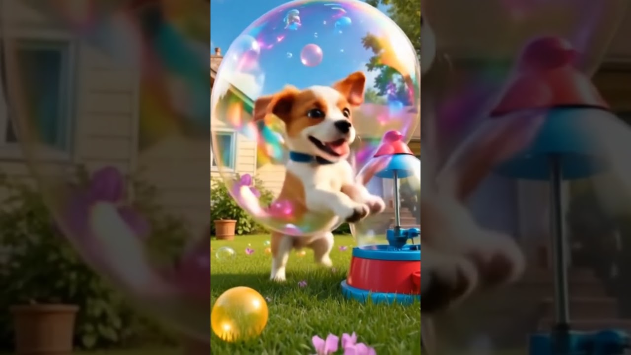 Puppy’s Bubble Trouble | Funny Animal Cartoon Short"