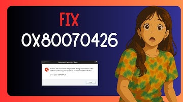 How To FIX 0x80070426 Windows Update Error - GUIDE