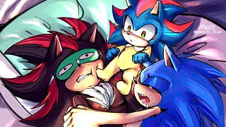 Shadow x Sonic Have a Baby 💗 | (Sonadow) | Comic Dub