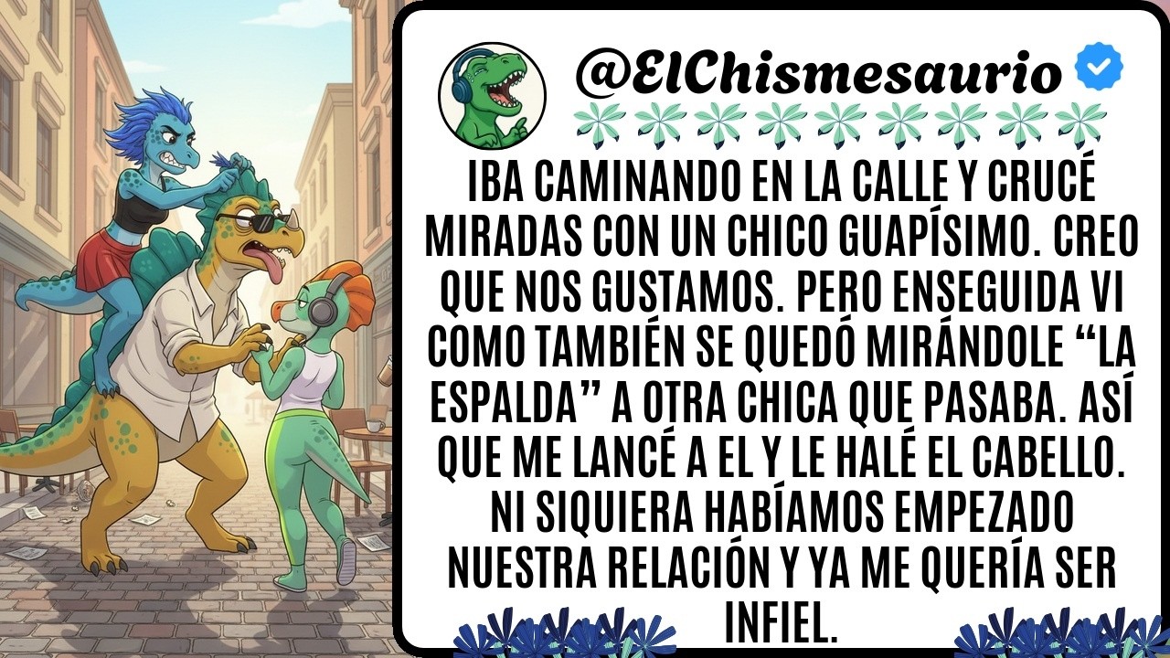 Iba caminando en la calle y crucé miradas con un chico guapísimo. Creo que nos gustamos