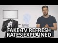 Fake TV Refresh Rates As Fast As Possible