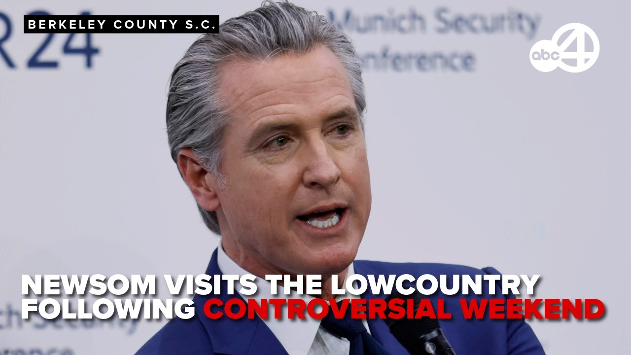 Inside Gavin Newsom's visit to the Lowcountry