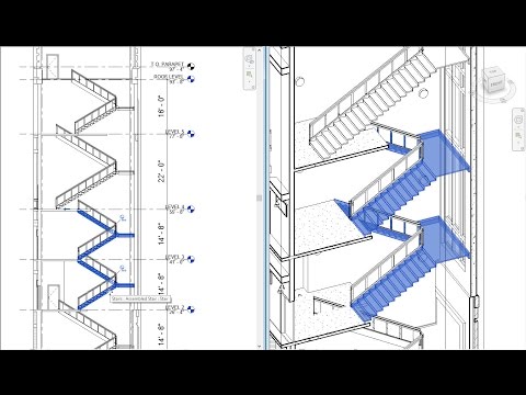 Revit 2018 New Feature - Multistory Stairs