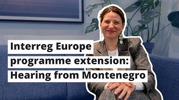 Interreg Europe programme extension: hearing from Montenegro