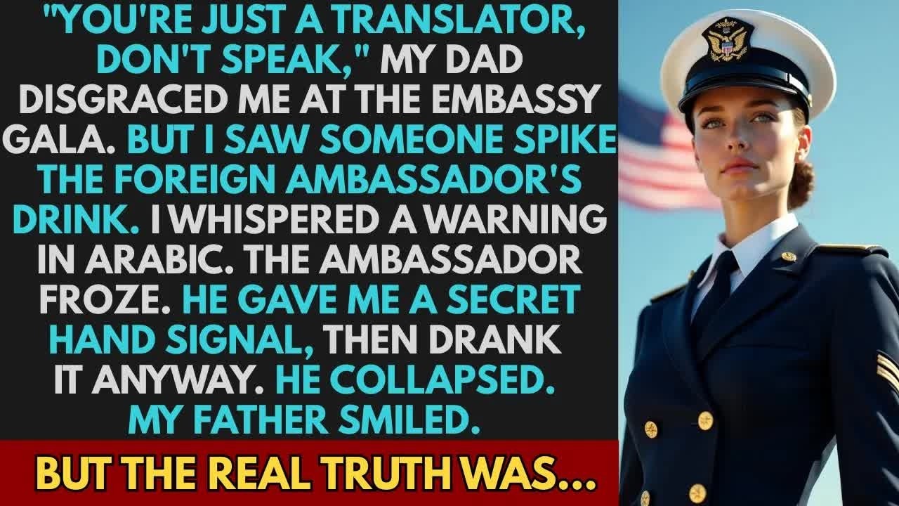 Dad Humiliated Me at the Embassy Gala — Until My Arabic Warning Saved a Life