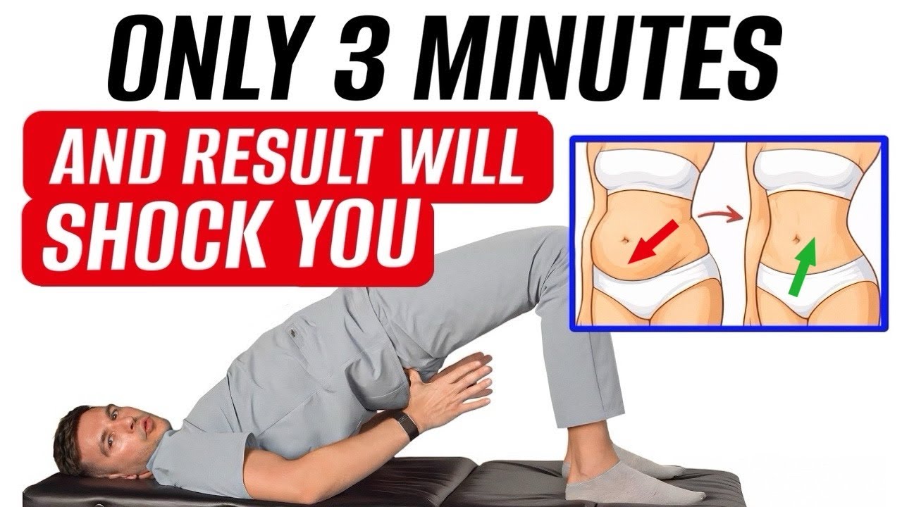 BULGING BELLY WILL TIGHTEN 🔥 I always give this exercise to my patients