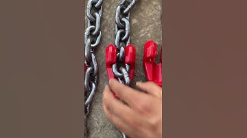 A rigging that can adjust the chain, do you like it?  #rigging #sling