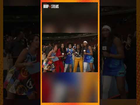 Team Spoon's celebration hits different 🔥 #WNBA #AllStar