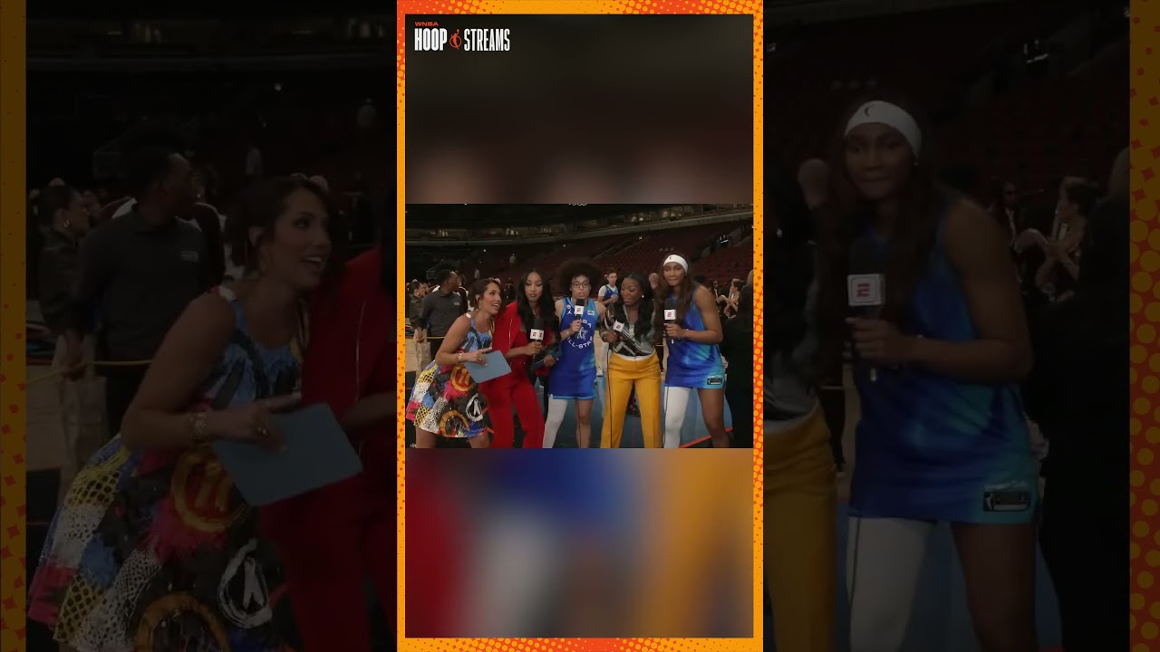 Team Spoon's celebration hits different 🔥 #WNBA #AllStar