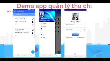 Demo app quản lý chi tiêu đơn giản đồ án lập trình di động