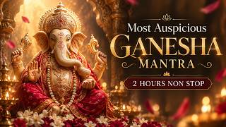 The Most Auspicious GANESH MANTRA - Om Gan Ganpataye Namo Namah in DIVINE VOICE this is PURE BLISS screenshot 5