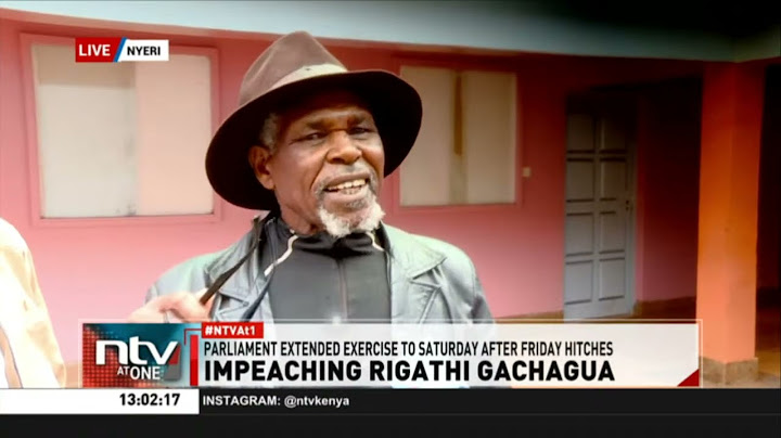 Gachagua impeachment: Low turnout on the second day of the public participation