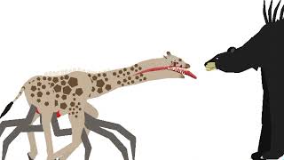 Mutated Giraffe (Zoochosis) Vs Big Bear (Unnatural Habitat)