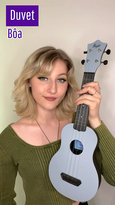 ‘Duvet’ - bôa (ukulele cover) 💜 #ukulele #ukuleletutorial #duvet #indiepopmusic