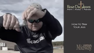 How to Trim Your Jigs | Pro Angler Mark Rose