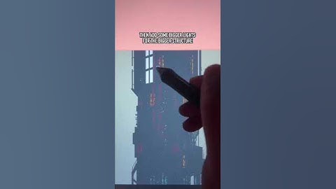 Looking Through ✨ Sharing more sci-fi vibes with you #arttutorial #digitalart #animeart