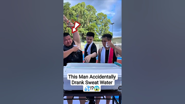 This Man Accidentally Drank Sweat Water 💦⁉️😱 #shorts #funny