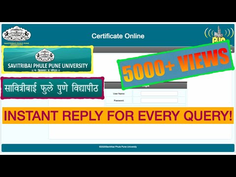 PUNE UNIVERSITY TRANSCRIPTS/MIGRATION/RANK/CONVOCATION CERTIFICATE and Correction Apply Procedure