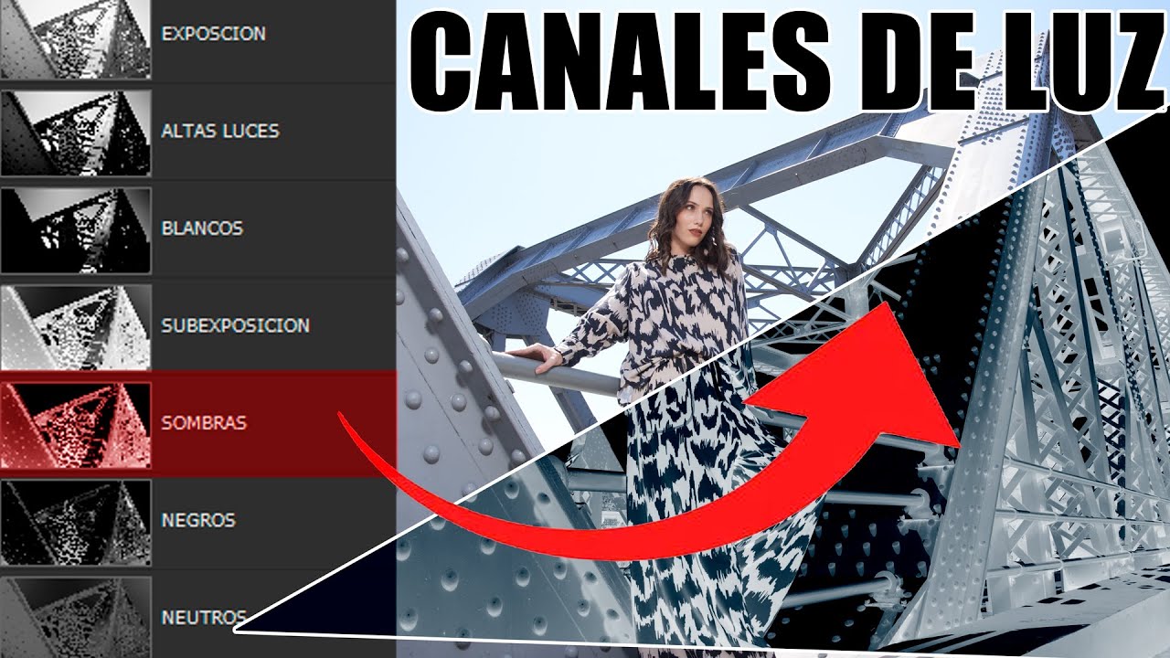 SELECCION DE CANALES DE LUMINOSIDAD CON ACCION EN PHOTOSHOP