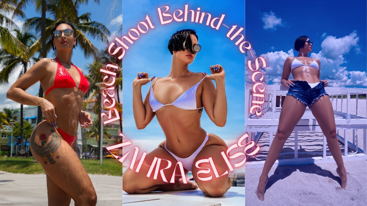 Beach Shoot Behind-the-Scene with RLC | Zahra Elise - YouTube