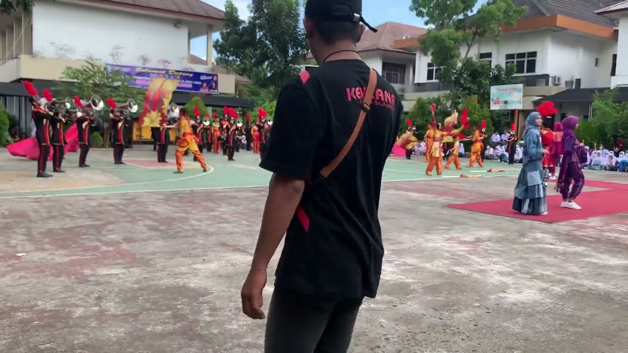 Penampilan demo eksul SMK negeri 6 palembang