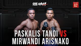 [Hebat] Paskalis Tanoi Vs Mirwandi Arisnako | Full Fight One Pride MMA FN 62