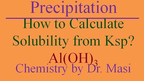 how to calculate molar solubility of Al(OH)3