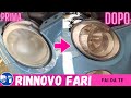 RINNOVO FARI AUTO FAI DA TE  headlight renewal restoration diy