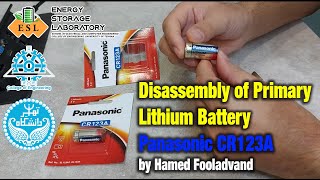 Disassembly of a Primary Battery - CR123A