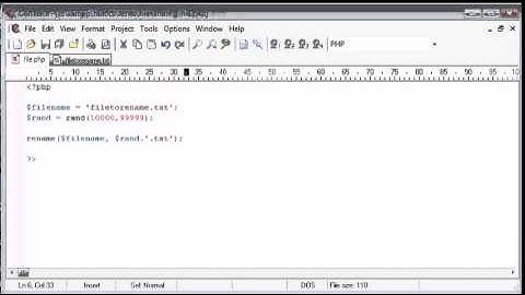 86   File Handling Deleting and Renaming Files Part 2   PHP Tutorials