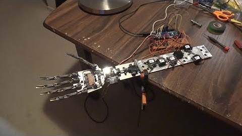 Arduino Robot Hand part 2 - testing with plain servos