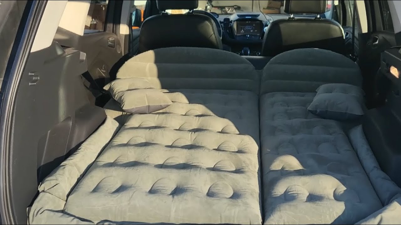 SAYGOGO SUV Matelas à air de camping Coussin de lit – Lit gonflable épais pour  voiture avec pompe à air Matelas de couchage portable pour la maison, la  voiture, le camping Version