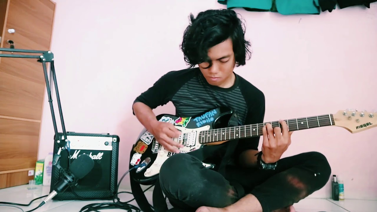 Marshmelloalone guitar elektric cover YouTube