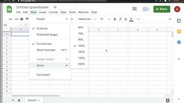 How to set the default zoom level in Google Sheets (and anything else!)