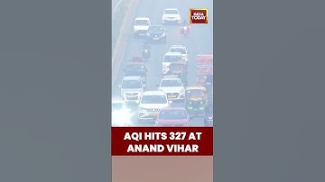 Delhi Smog Crisis: AQI Reaches 327 ‘Very Poor’ at ITO Area | CPCB Update #airpollution #airquality