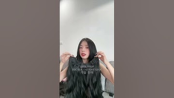 가발 판매 Tóc Giả Tóc Kẹp 6 Phím Xoăn Sóng bán tại Hàn Quốc