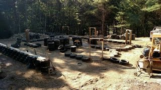 Earthship Tire Packing