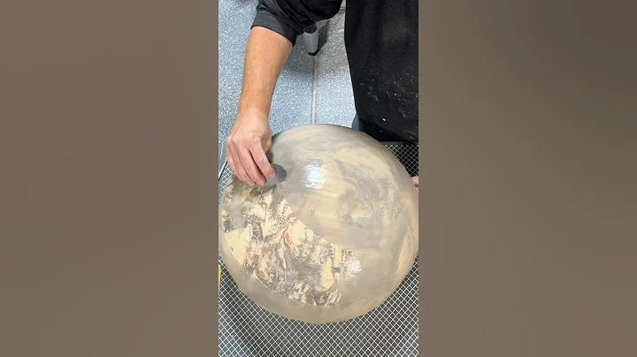 Exposing the surfaces of #nerikomi and #neriage #pottery