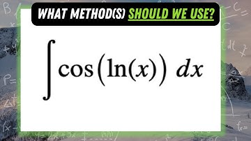 Integrating cos(ln(x)) in your calculus class. (u-sub and ibp) #calculus #integrationtricks