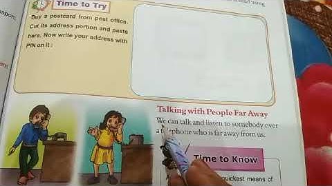 Class 1st EVS chapter.14 Means Of Communication