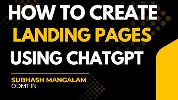 Create Landing Pages in Minutes with ChatGPT | AI Website Builder Tutorial - Wordpress Tutorial