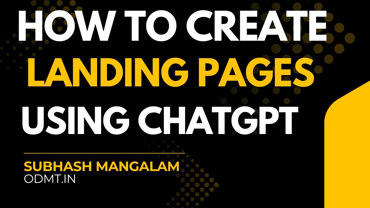 Create Landing Pages in Minutes with ChatGPT | AI Website Builder Tutorial - Wordpress Tutorial